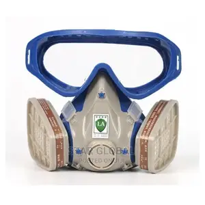 Dust Gas Chemical Respirator Face Goggle Filter Dust Mask