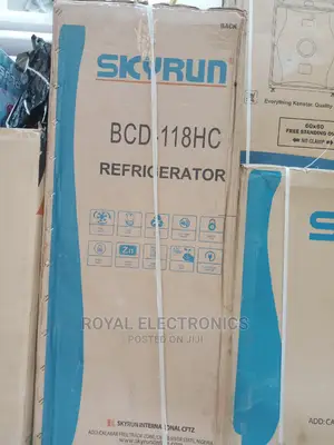 Unique Design Skyrun 118 Litres Double Door Refrigerator