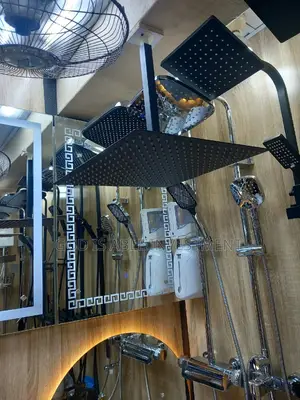 40cm Black Shower Head