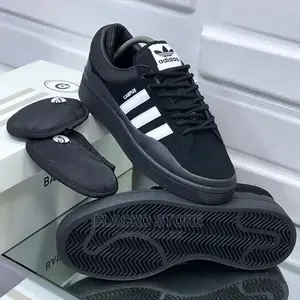 Original Adidas Campus Bad Bunny Wild Moss Black Sneakers