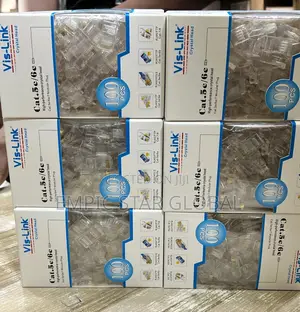 RJ45 Cat6 Connector 100pcs in Pack Utp