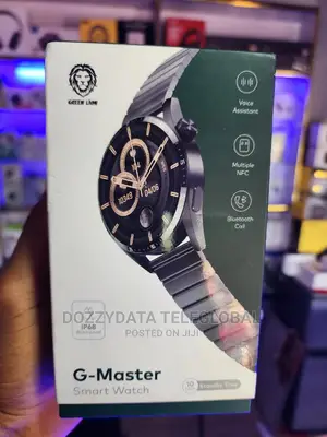 Green Lion G-Master Stainless Steel Smart Watch | Black
