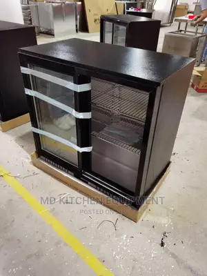 2 Door Bar Sliding Fridge