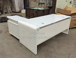 Executive White Office Table