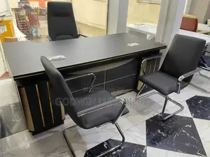 Quality Executive Wooden Office Table With Drawers.