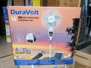 Solar Fan All in One DC Fan With Panel, Bulbs Mp3 Player /FM