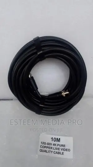Factory Made 12g Sdi Cable 10mtrs Pure Copper Quality Video Cable