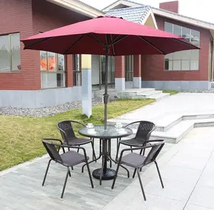 Garden Set of Chairs With Umbrella.