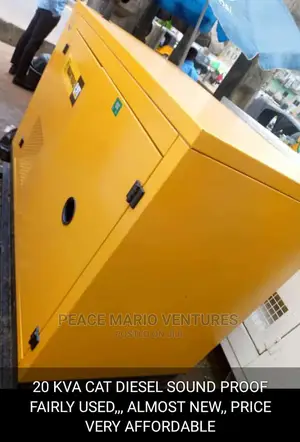 20kva Cat DIESEL Generator With Warranty Faily Used