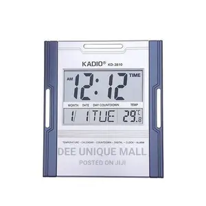 Kadio Digital Wall Clock - Square