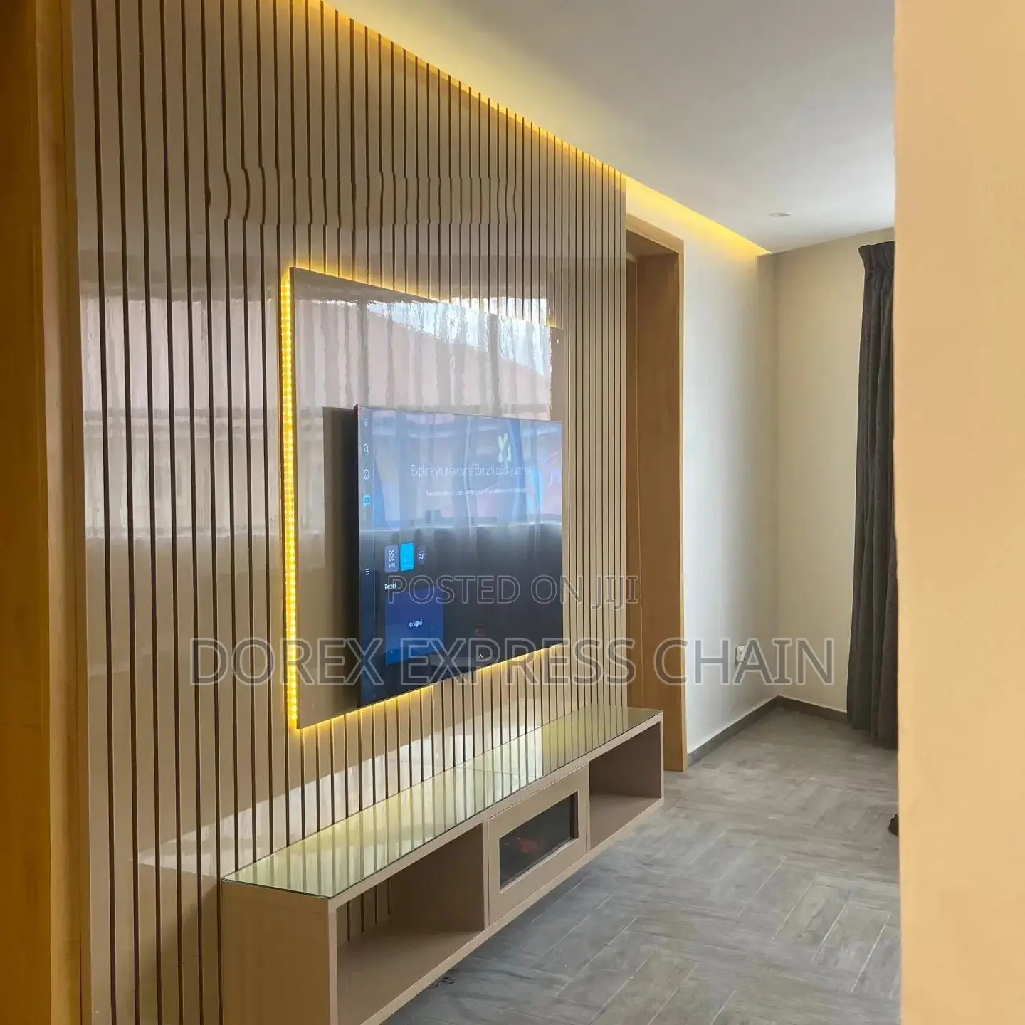 Floating Royal Tv Wall Decor Console