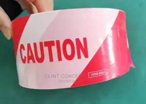 500m Red And White Safety Caution Tape