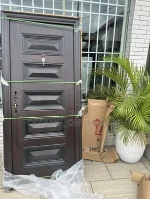 7ft by 3ft 250mm German Steel Door(5 Panel Design)