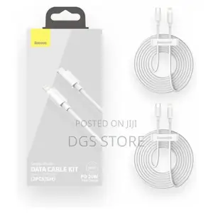 Baseus Simple Wisdom Data Cable Kit Type C to iPhone 20w 2pc