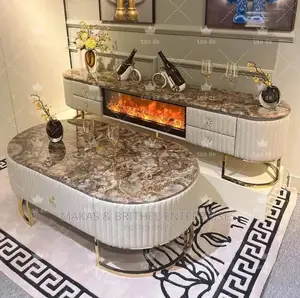 Luxurious Tv Console and Center Table