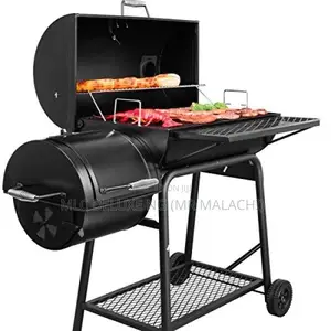 Smoker BBQ Grill/Charcoal Barbecue Griller(With Side Smoker)