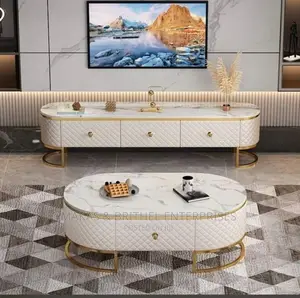 Marble TV Stand and Center Table