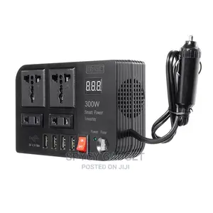 300w Car Power Inverter With Usb Ports Socket Plug