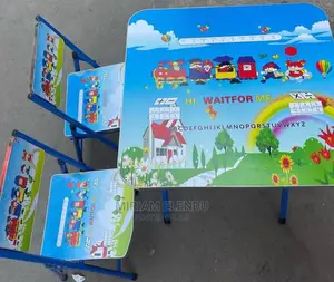 Kids Foldable Studying Dinning Table and Chairs