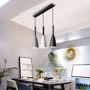 3 Heads Modern Metal Chandelier Kitchen Dining Restaurant