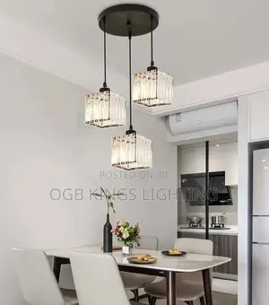 Modern Luxury Crystal 3in1 Chandelier Dropping Light