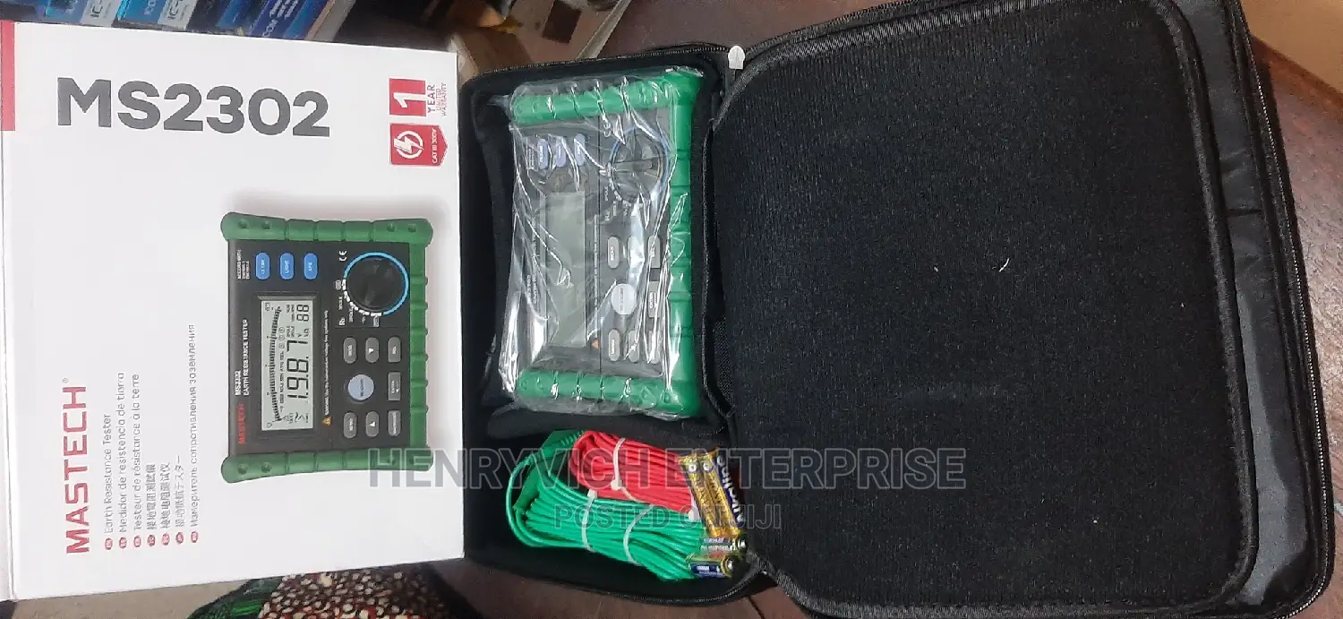 Mastech Ms2302 Earth Resistance Meter !