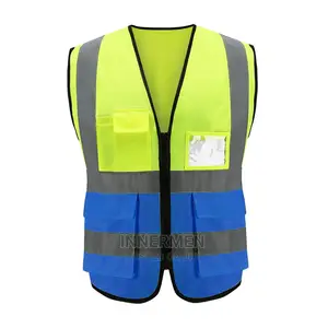 Reflective Safety Jacket With Three Pockets