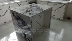 Absolutely White Kitchen Marbles Countertops..