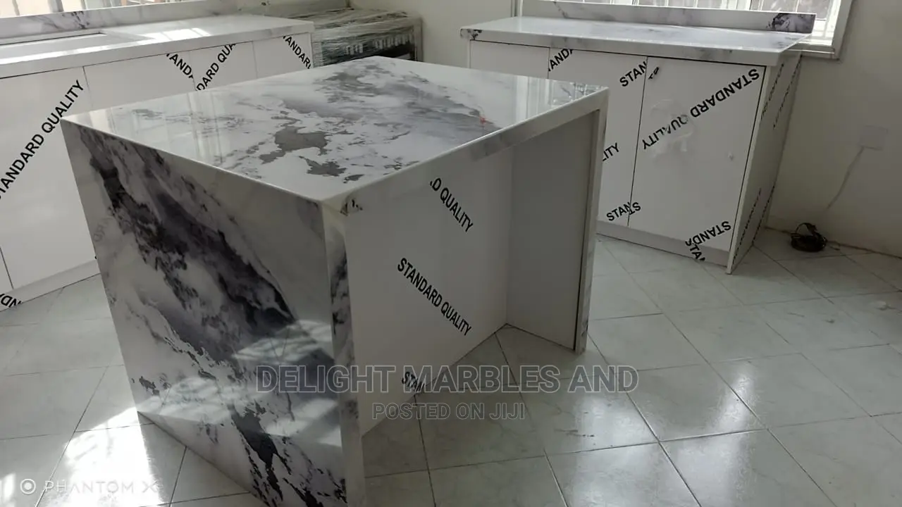 Absolutely White Kitchen Marbles Countertops..