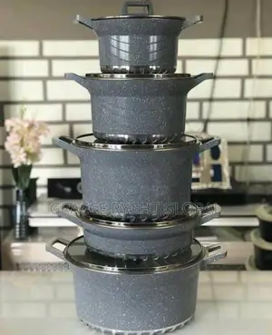 5 Pc's Granite Non-Stick Pit