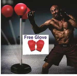 Standing Punching Adult Kids Adjustable Height Boxing Bag