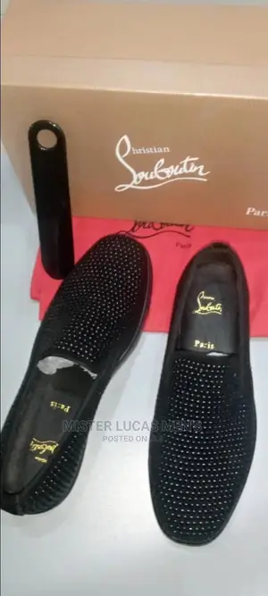 Unique Black Men's Lovely Shoes