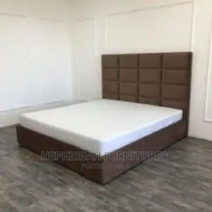 6 X 6 Brown Bedframe With Bedside Drawer1