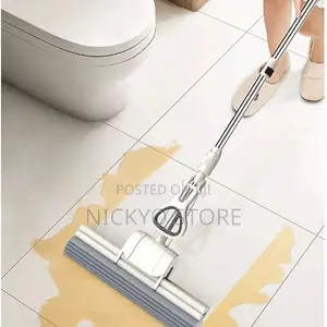 Super Absorbent Roller Sponge Mop With Extendable Handle