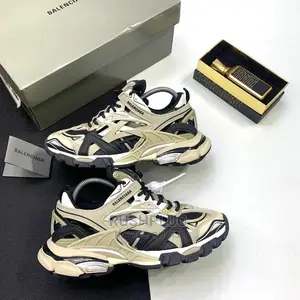 Dope Balenciaga High Top Runner Black/Brown Sneakers