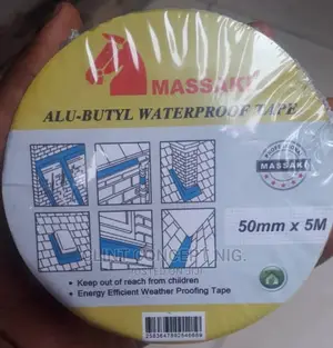 New Massaki Professional Alu-butyl Waterproof Tape 50mm X 5m