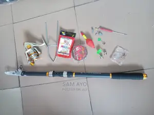 3.6m Fishing Rod + Reel and Other Assessories