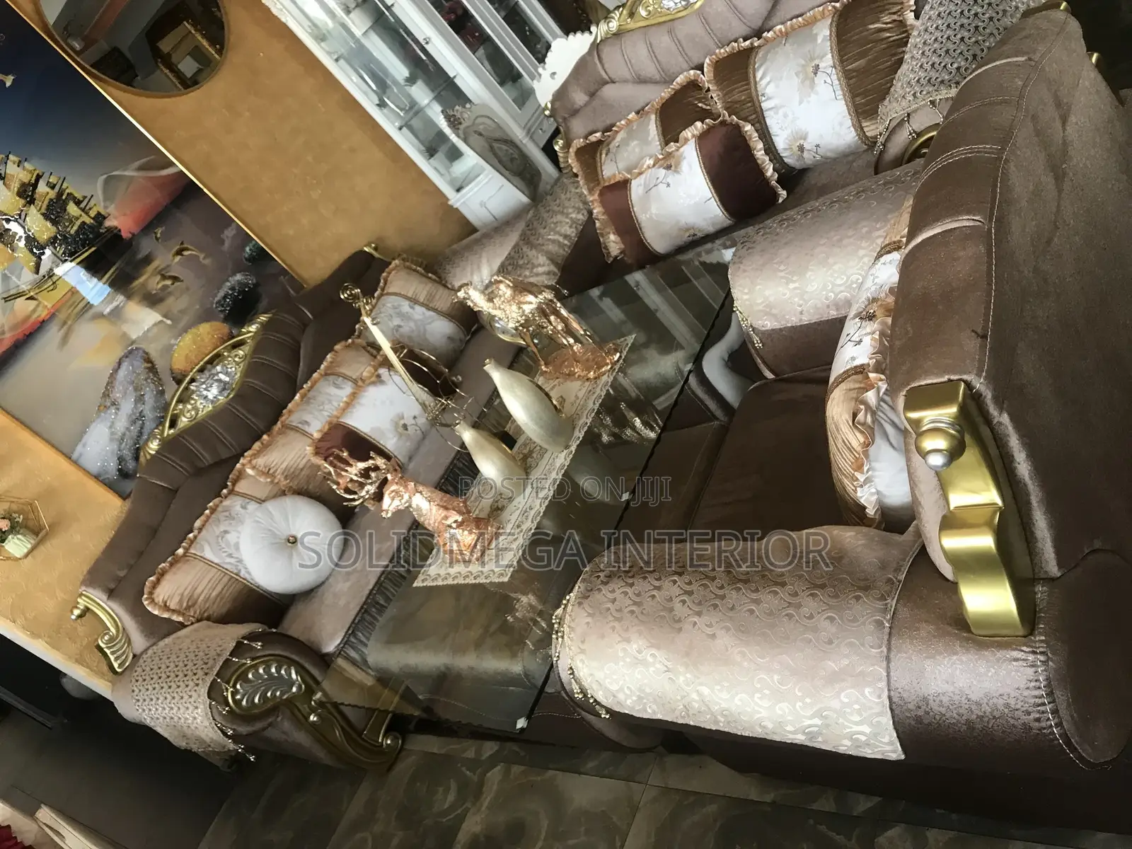 Solid Interior Turkish Sofa