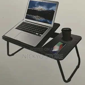 Tilting Laptop Workstation Portable Reading Table Wood