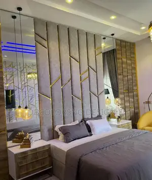Bedwall Console and Headboard in Lagos