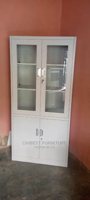 Standard Metal File Cabinet With Glass