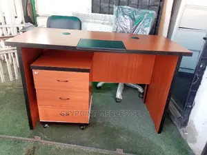 4 Feet Table With Extension (Mobile Drawers)