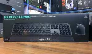 Logitech Mx Keys S Combo-Keyboard and Mouse With Palm Rest
.