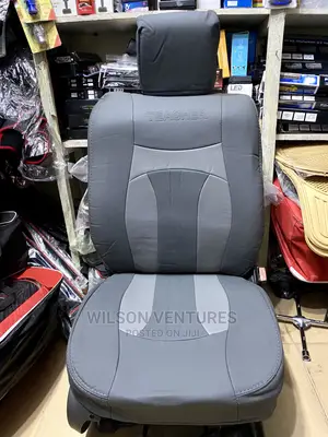 Gray Color 5 Seater Leather Car Seat Cover
