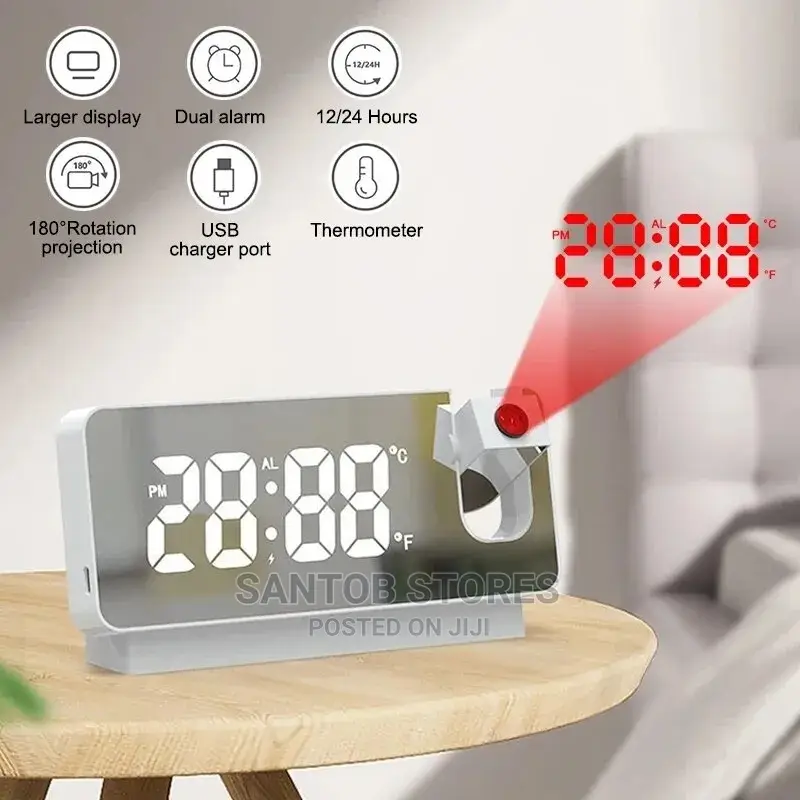 LED Projection Clock