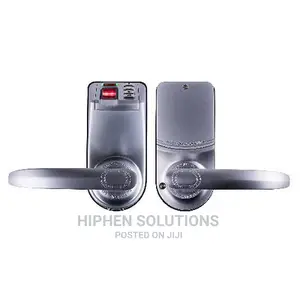 Left Handle Biometric Fingerprint Keypad Door Lock