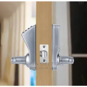 Left Handle Fingerprint Keypad Door