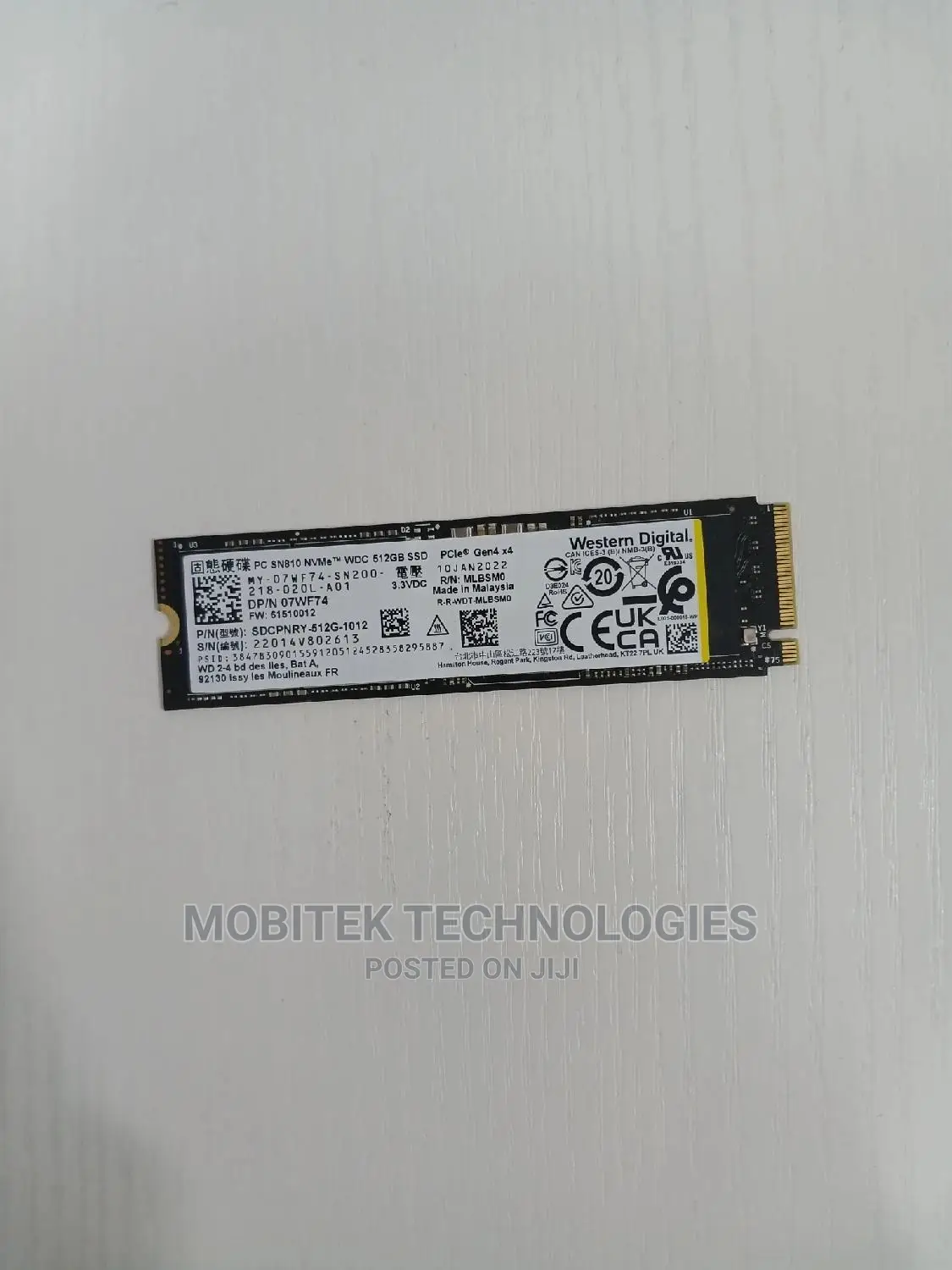 512gb Wd Black Ssd M.2 Nvme Pcie Gen4 X4 Solid State Drive
