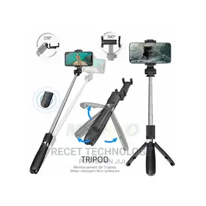 Selfie Stick Integrated Tripod
