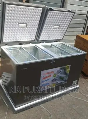 Double Doors Deep Freezer 390L